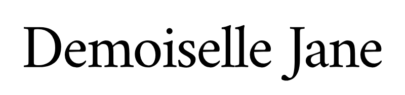 Demoiselle Jane Logo noir Demoiselle Jane Logo noir